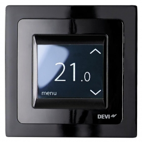 Терморегулятор DEVIreg Touch черный 16A сенсорный дисплей