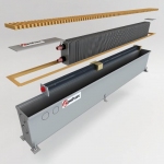 Внутрипольный конвектор Polvax KV.PREMIUM.135.1500.245